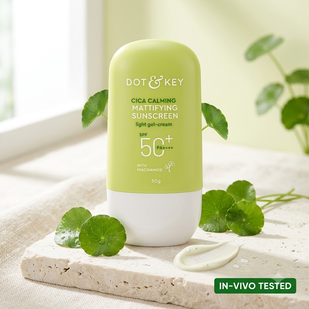 Dot & Key Cica Calming Mattifying Sunscreen SPF 50+ PA++++